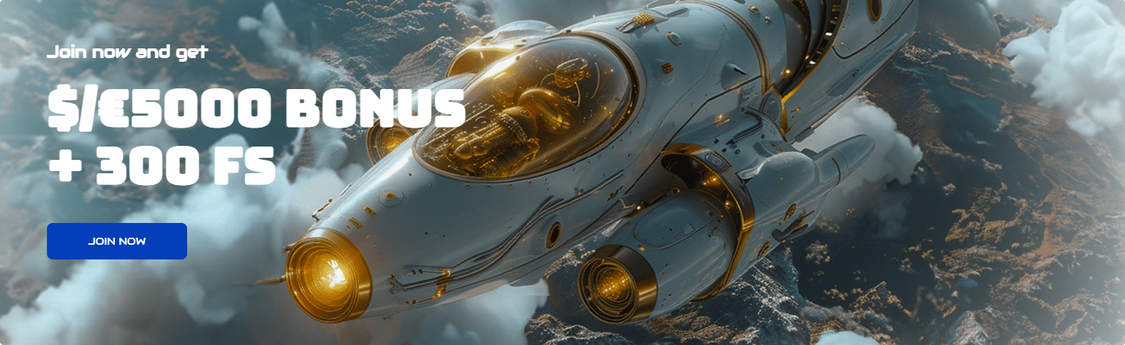 Rocketspins Bonus plus fee spins